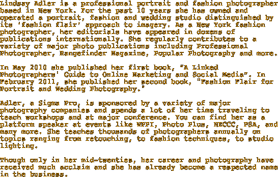 Lindsay Adler is a professional